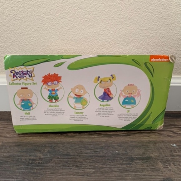 2017 Nickelodeon Rugrats Collector Figure Set Tommy Chuckie Phil Lil Angelica. - Picture 3 of 3